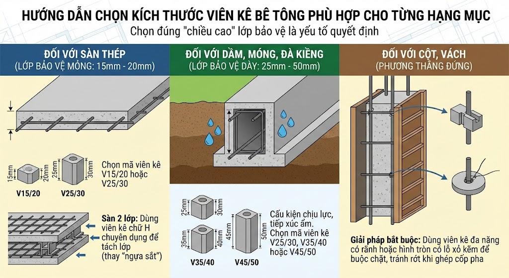 Hướng Dẫn Chọn Viên Kê Bê Tông