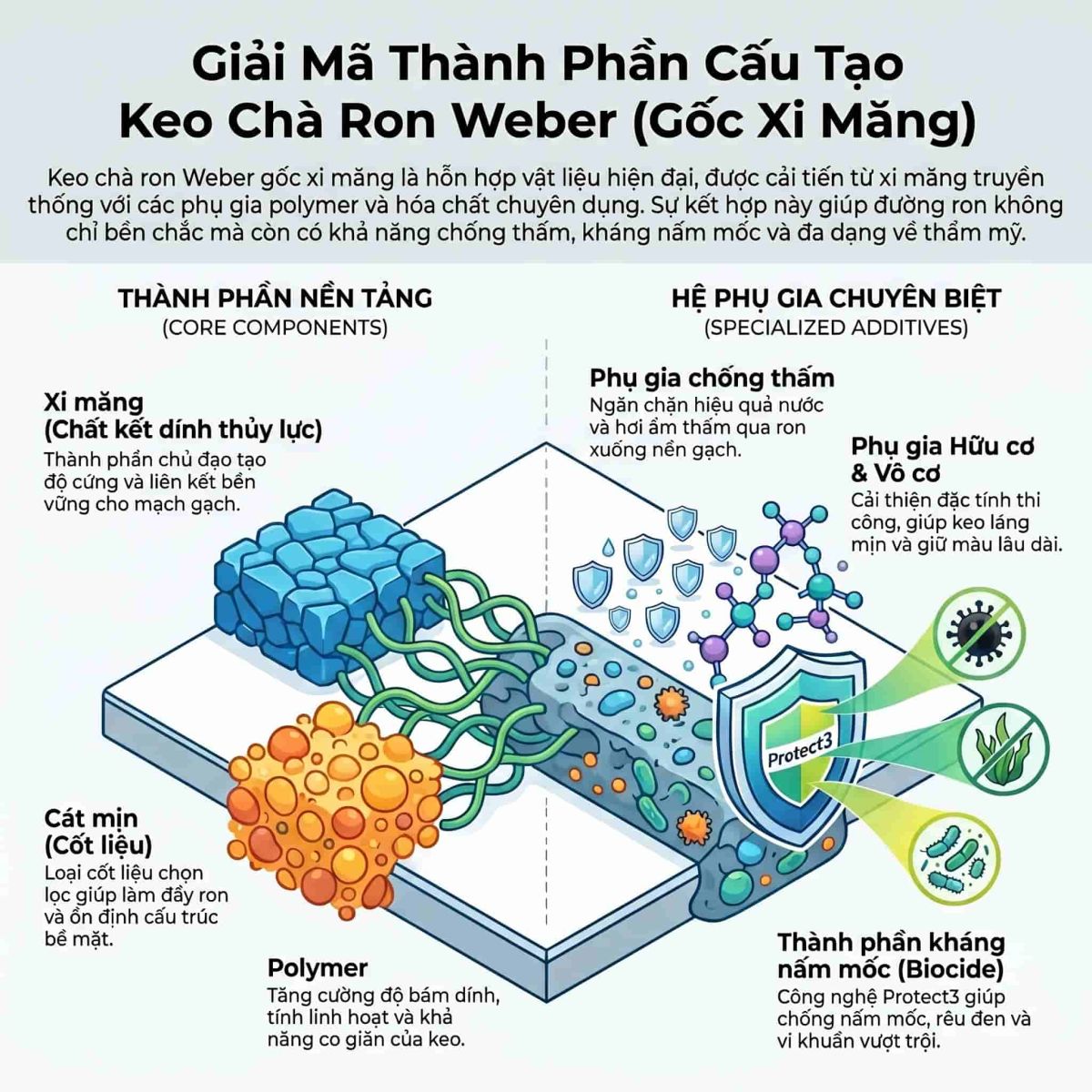 Cấu Tạo Keo Chà Ron Weber Quận 8
