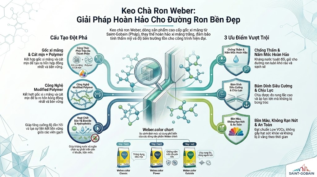 bột chà ron weber là gì? cấu tạo