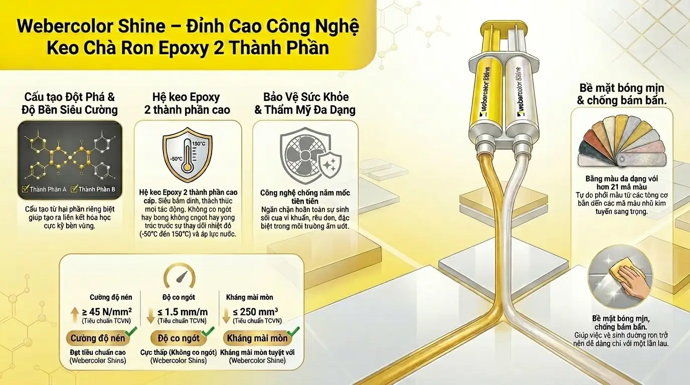 Cấu Tạo Và Ưu Điểm Của Keo Chà Ron 2 Thành Phần Epoxy