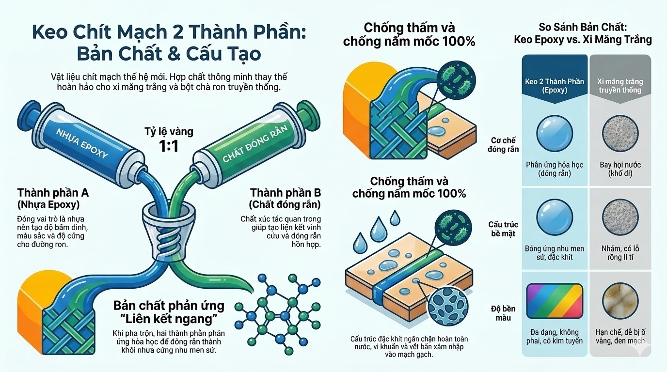 Keo Chít Mạch 2 Thành Phần