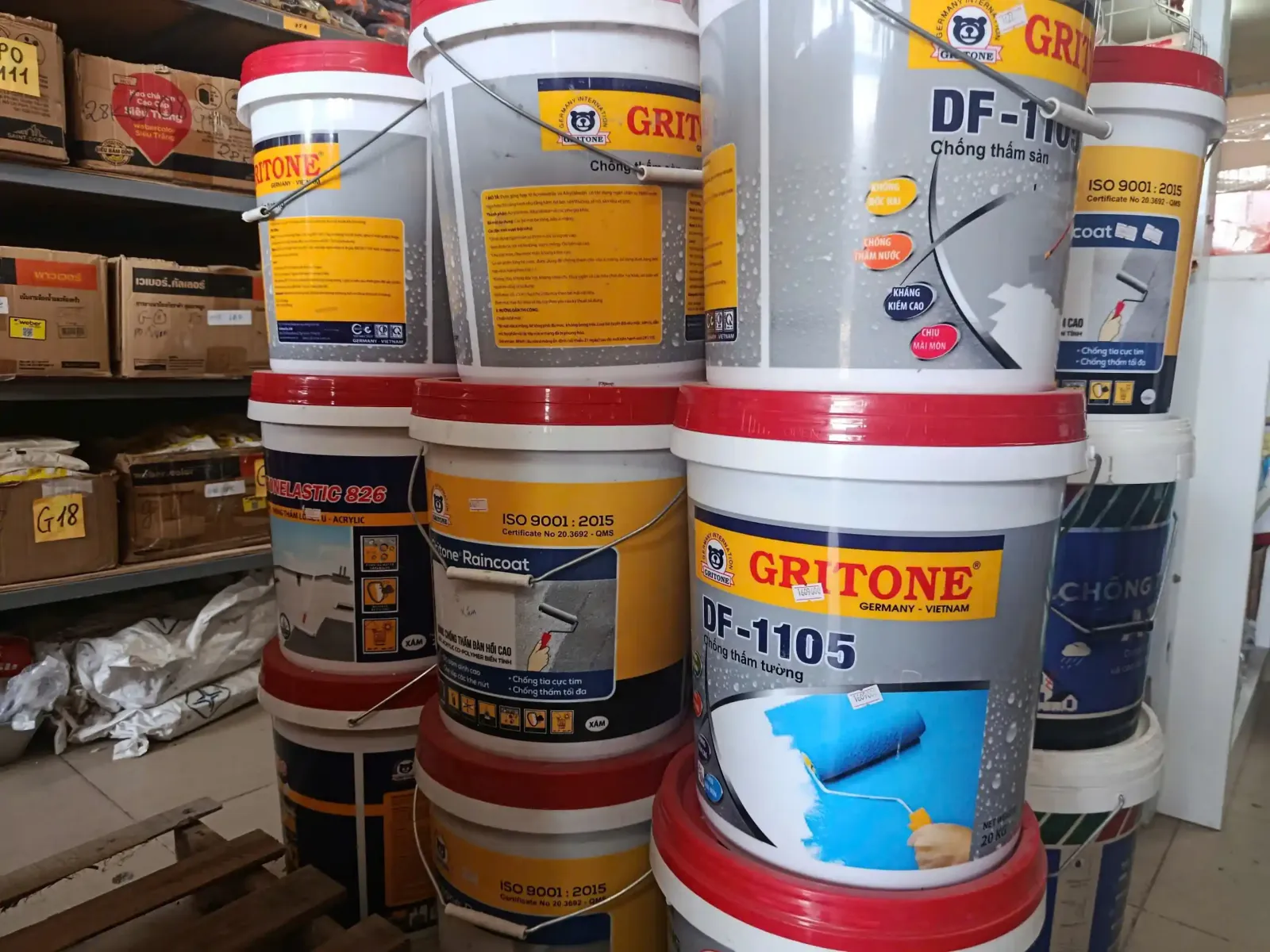 các dòng chống thấm nhà xưởng - gritone df-1105