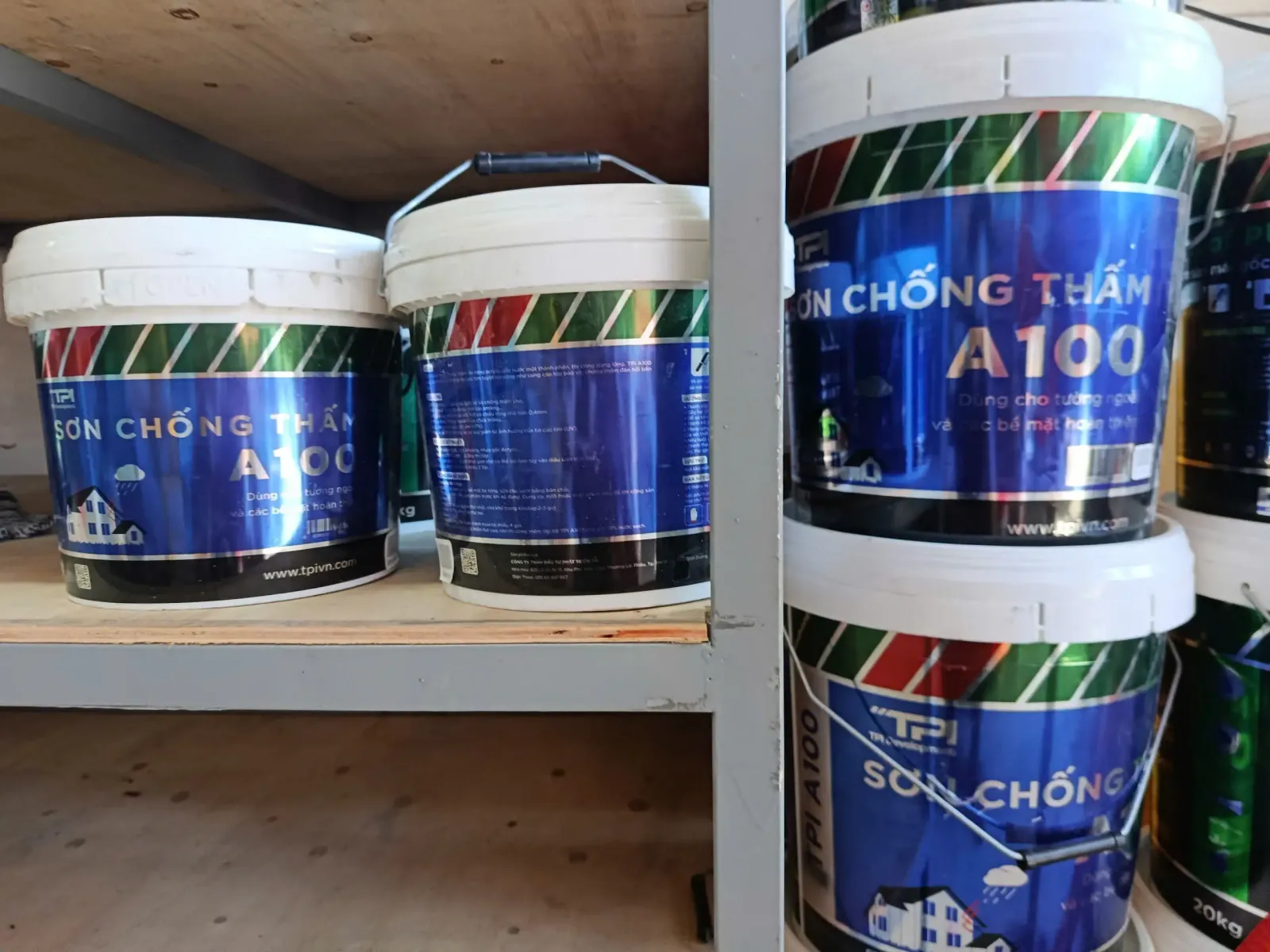 vật liệu chống thấm tpi gốc acrylic a100