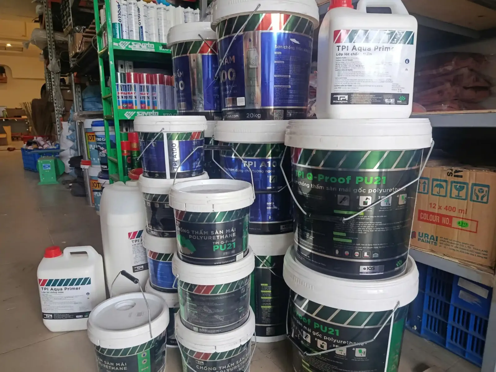 báo giá chống thấm tpi - vlxd hồng ngát