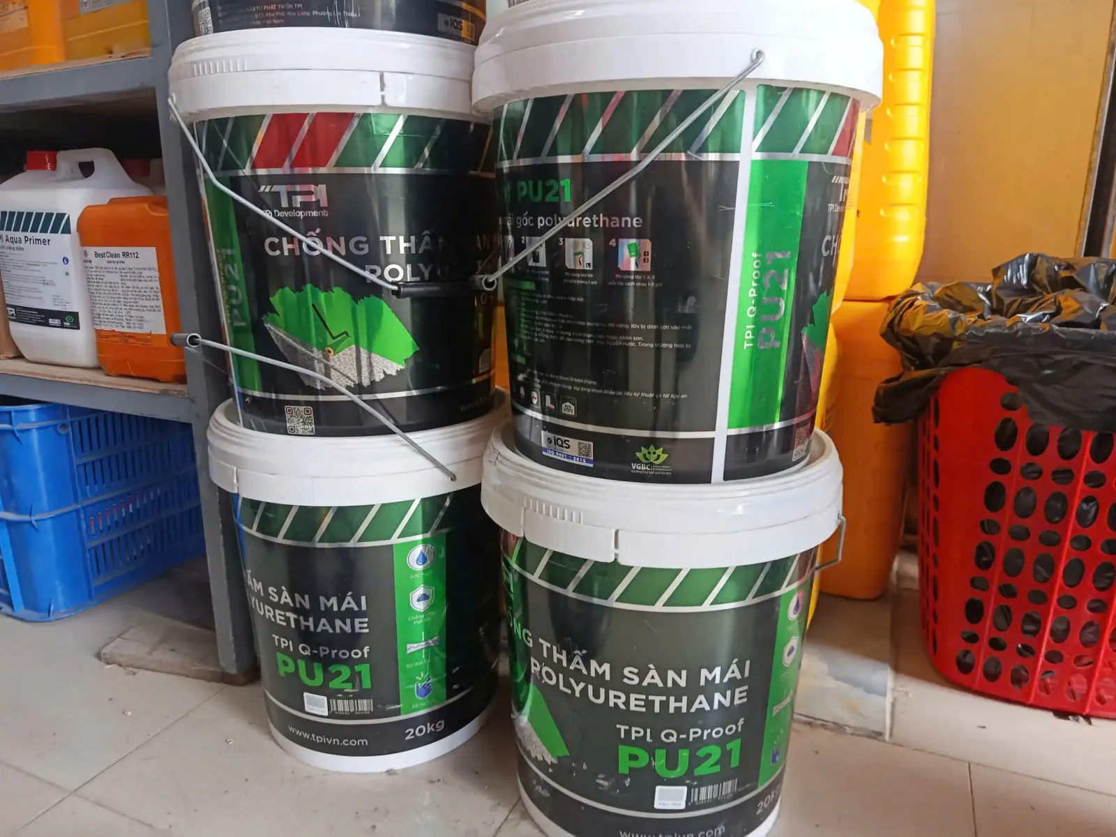 các dòng chống thấm nhà xưởng - tpi pu21