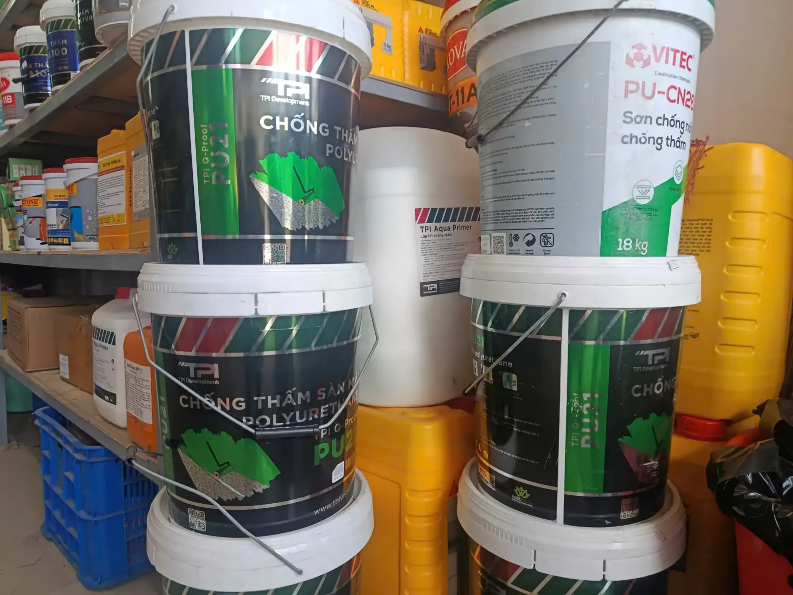 phân loại vật liệu chống thấm - tpi pu21