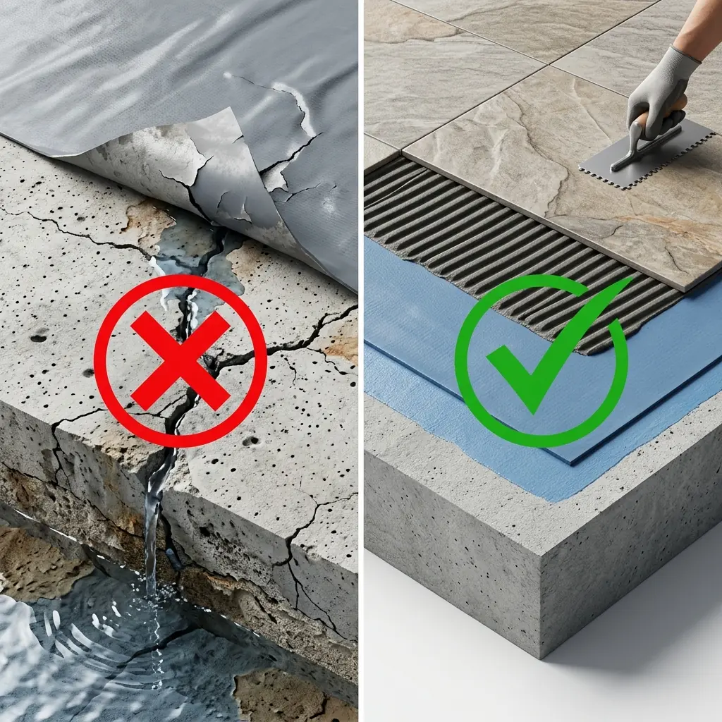 báo giá vật liệu chống thấm - lỗi thi công