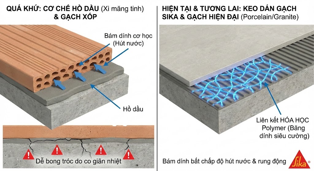 so sánh hồ dầu và sika
