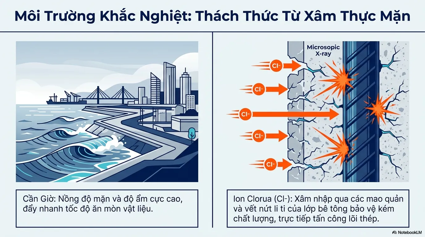 cục kê bê tông cần giờ - đặc thù