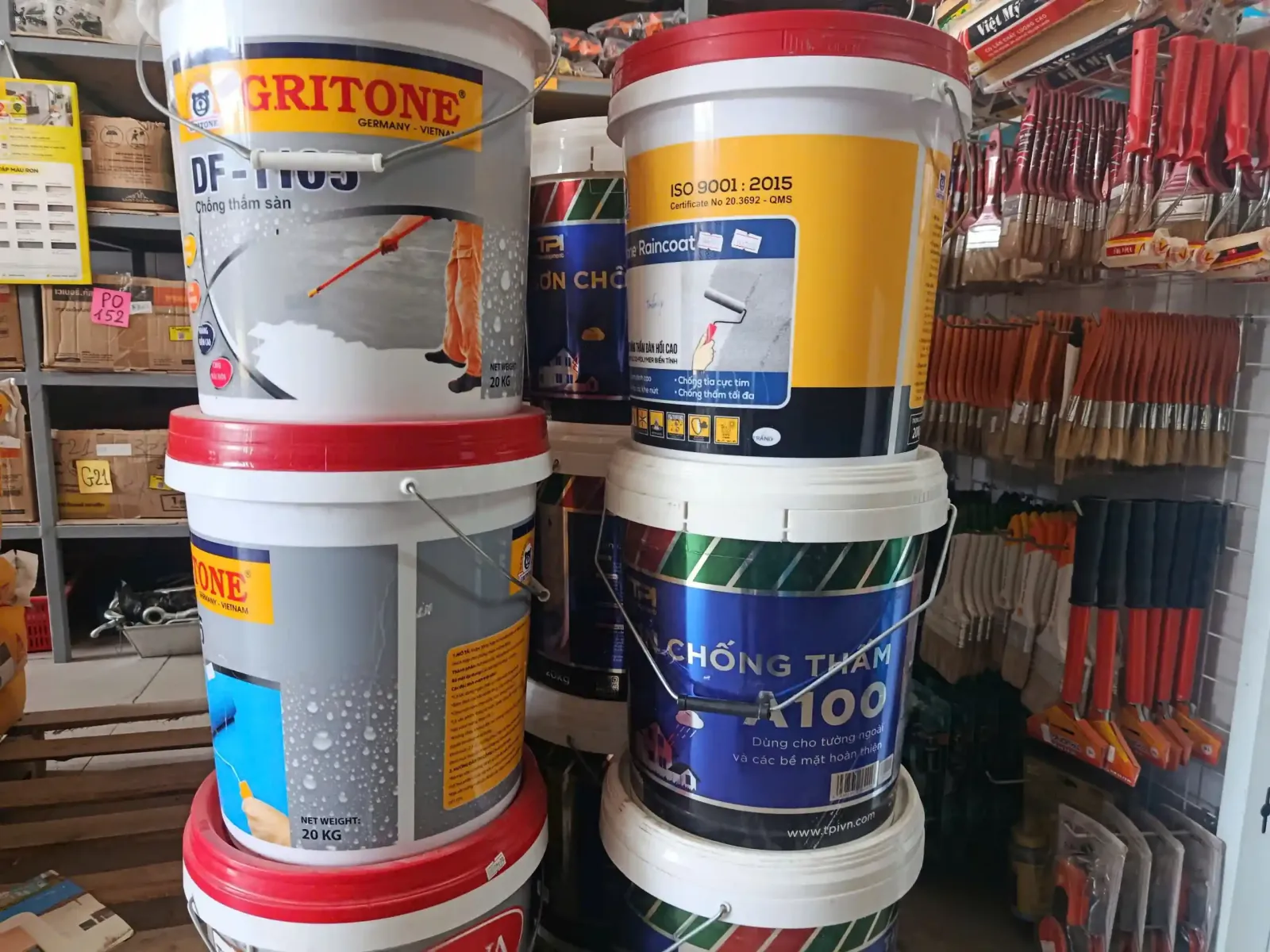 định mức vật liệu chống thấm - đại lý cấp `1