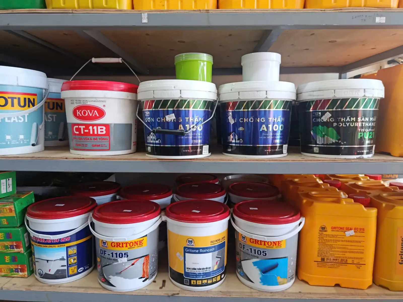 các dòng chống thấm nhà xưởng - đại lý cấp 1