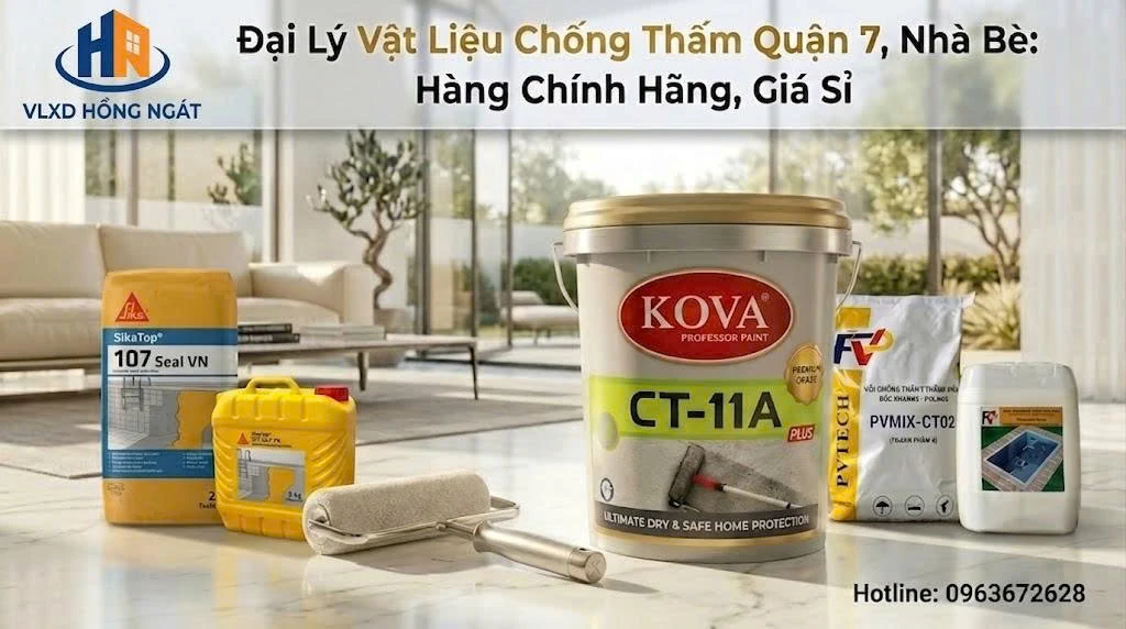 Đại Lý Vật Liệu Chống Thấm Quận 7 - Nhà Bè