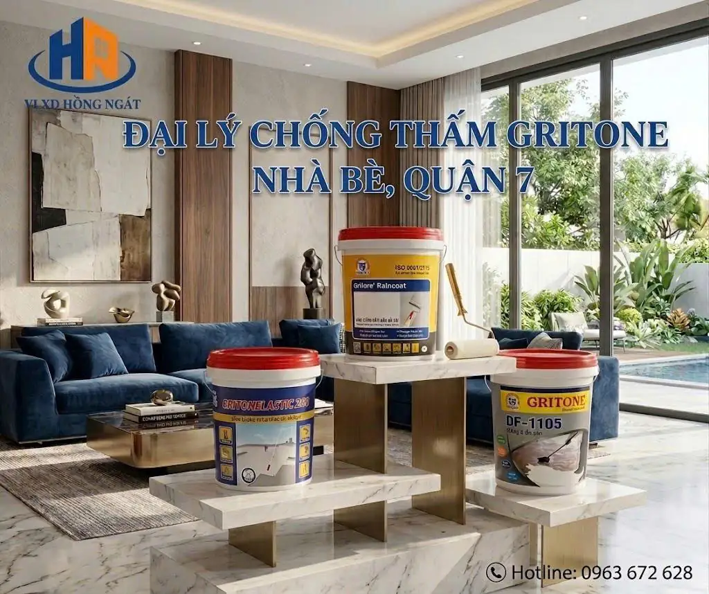 Đại Lý Chống Thấm Gritone - VLXD Hồng Ngát