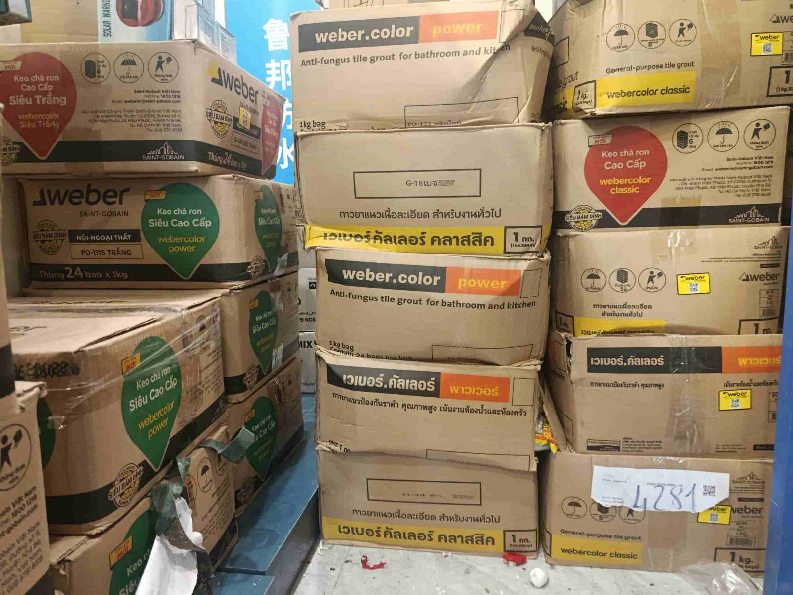 Đại Lý Keo Chà Ron Weber Quận 8 - VLXD Hồng Ngát