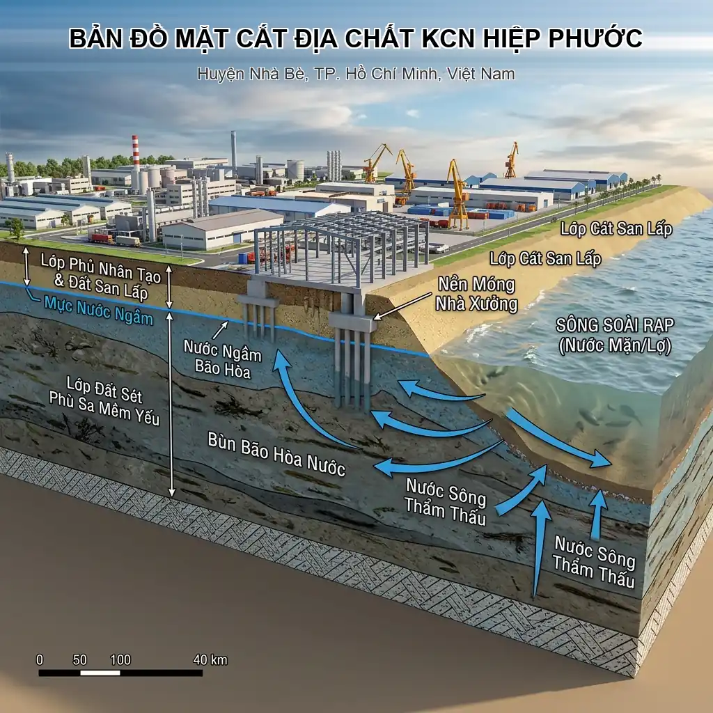 báo giá vật liệu chống thấm nhà xưởng - địa chất hiệp phước