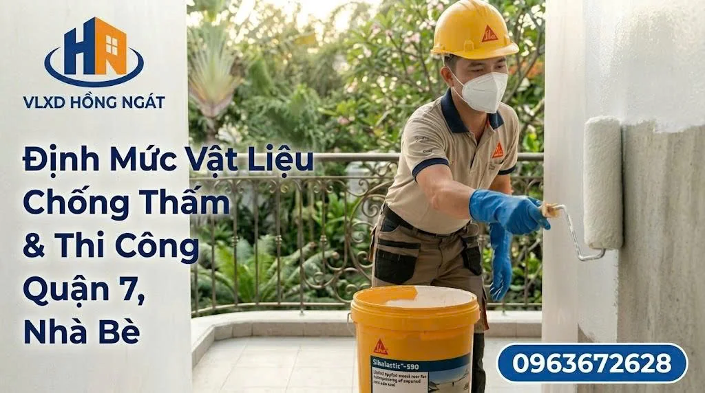 Định Mức Vật Liệu Chống Thấm