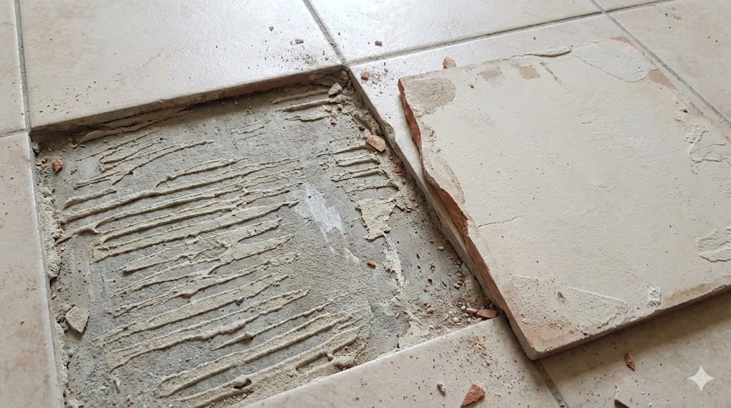 Gạch Nứt Vỡ Do Thiếu Keo Dán Gạch 