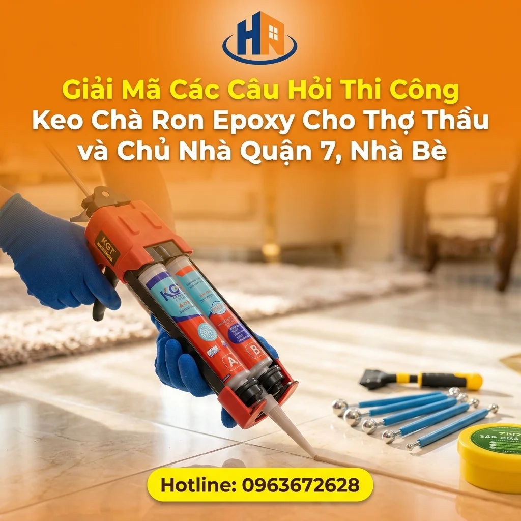 Giải Mã Các Câu Hỏi Thường Gặp Trong Thi Công Keo Chà Ron Epoxy