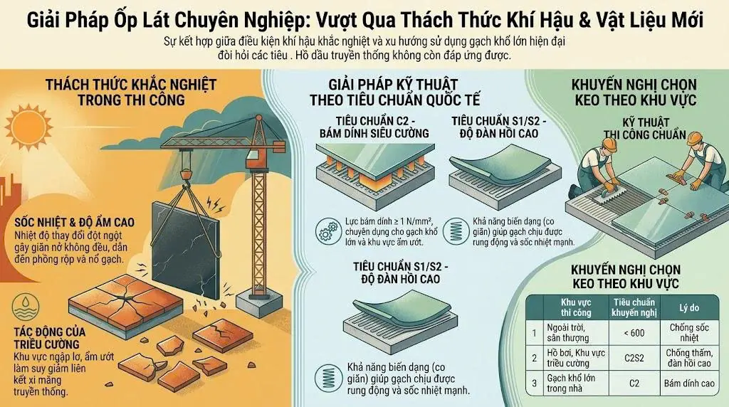 các dòng keo dán gạch - giải pháp