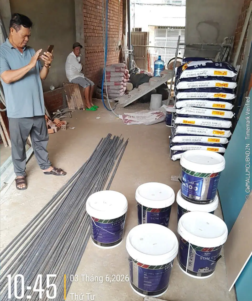 vật liệu chống thấm bình chánh - giao hàng