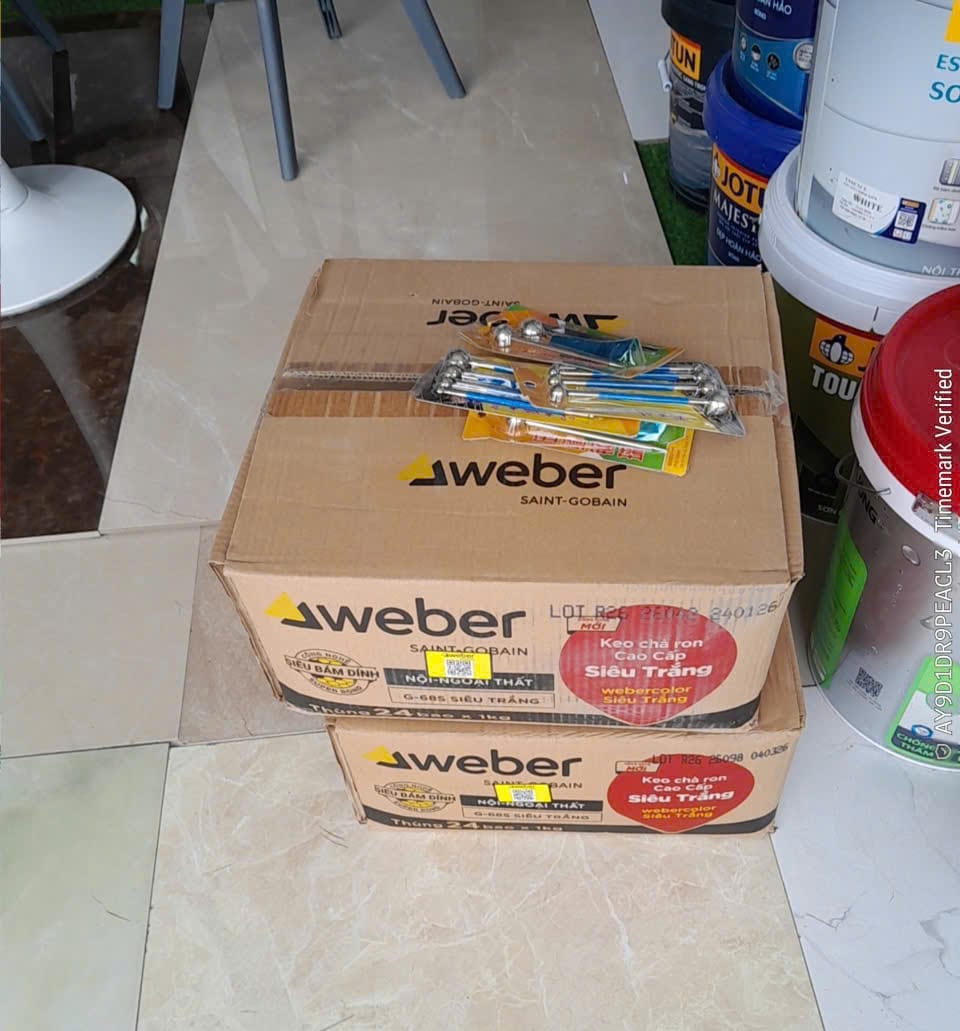định mức keo chà ron weber - giao hàng tận nơi