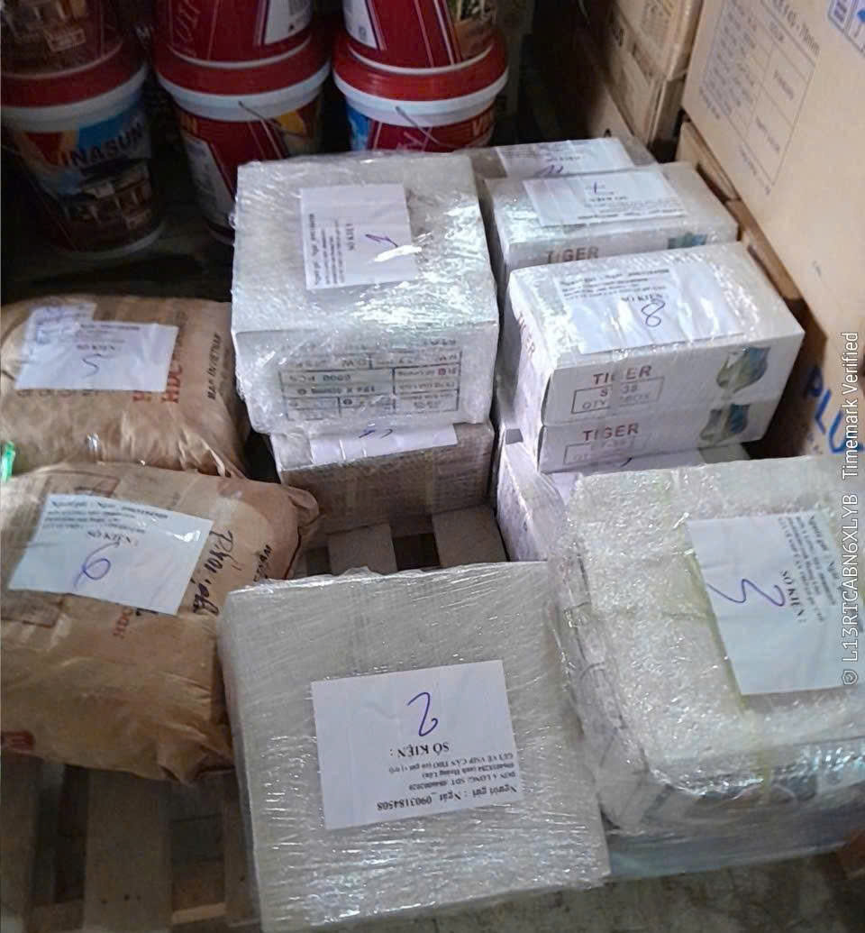 vật liệu xây dựng kcn - giao hàng