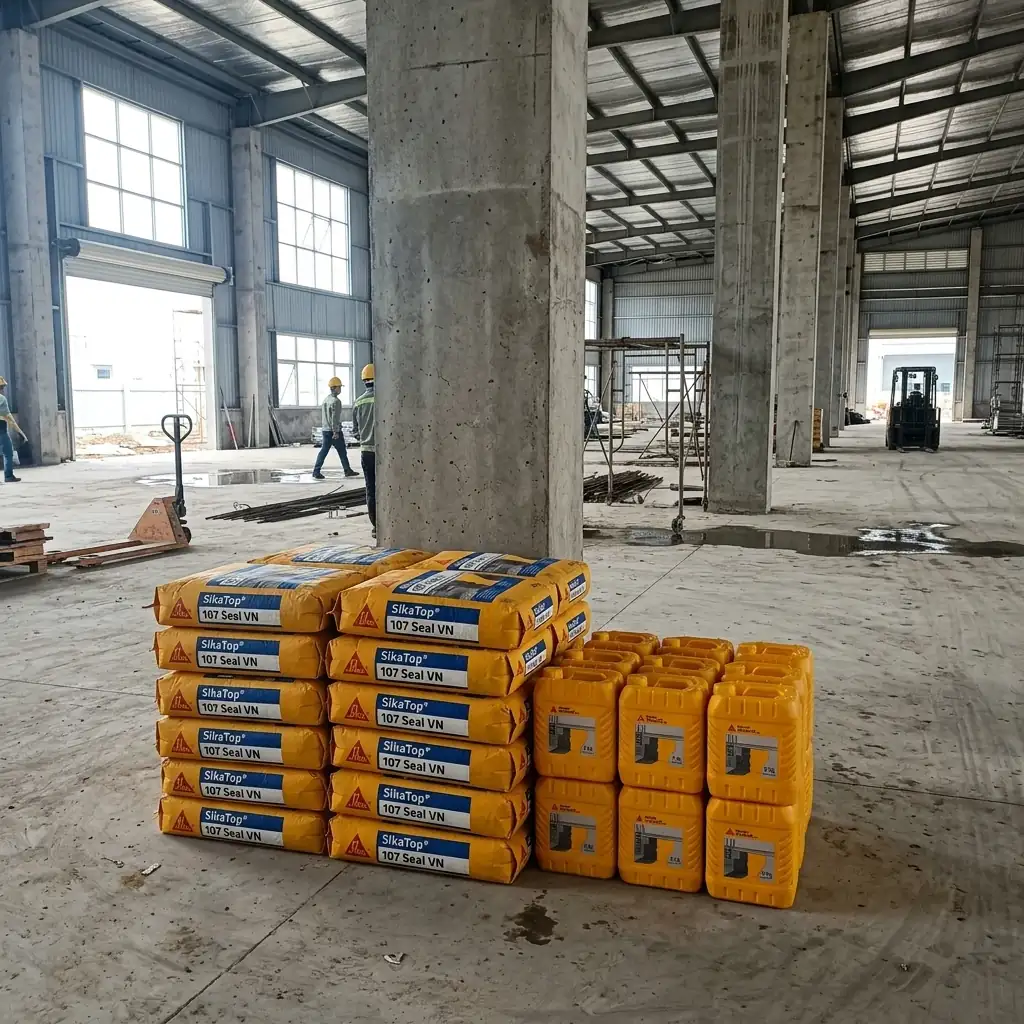 các dòng chống thấm nhà xưởng - sikatop seal 107