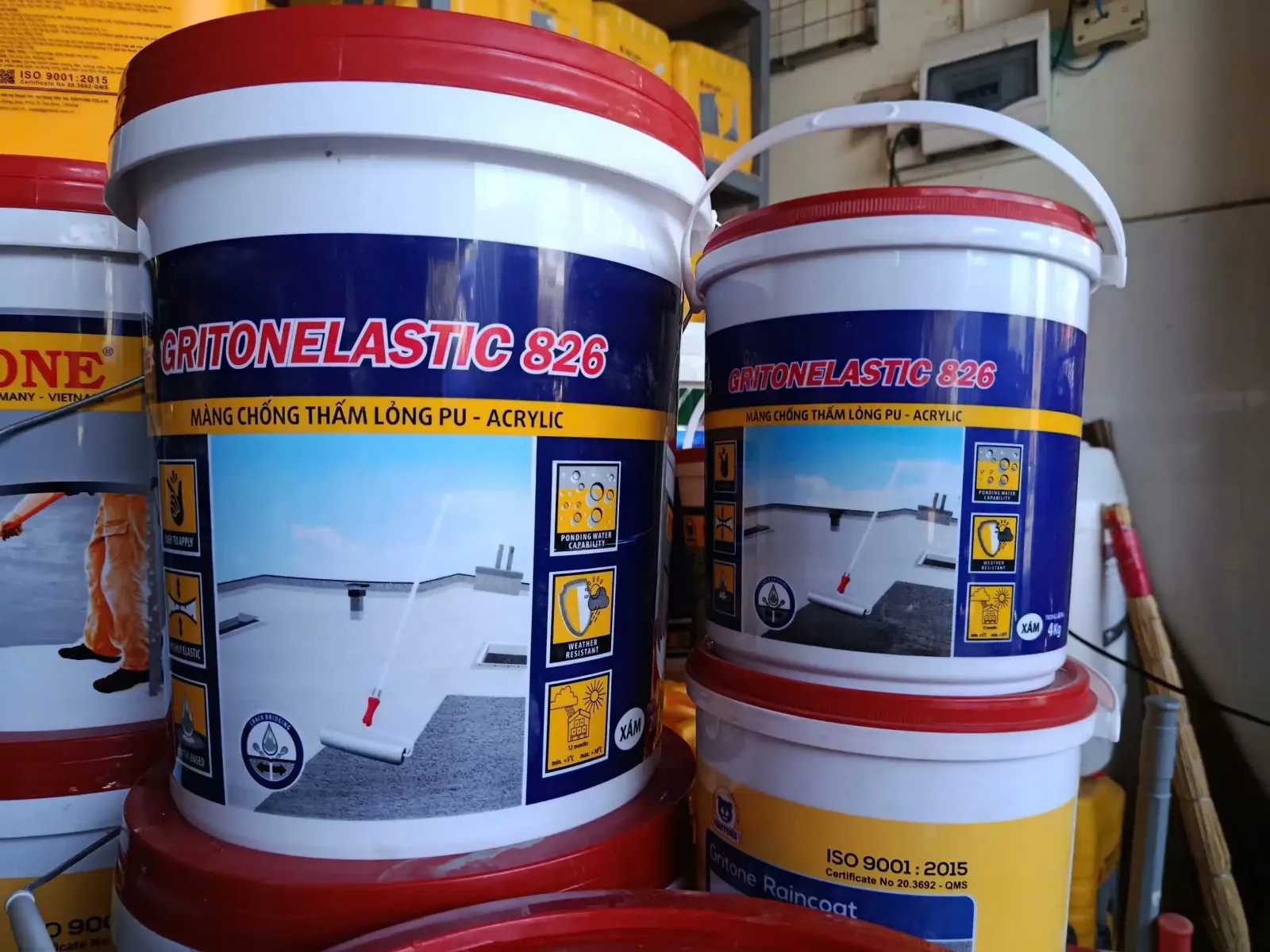 Chống Thấm Lộ Thiên Gritone Lastic 826 20KG