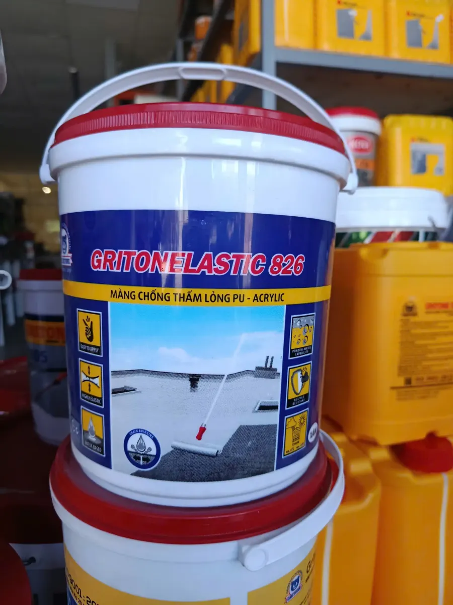 Chống Thấm Lộ Thiên Gritone Lastic 826 4kg
