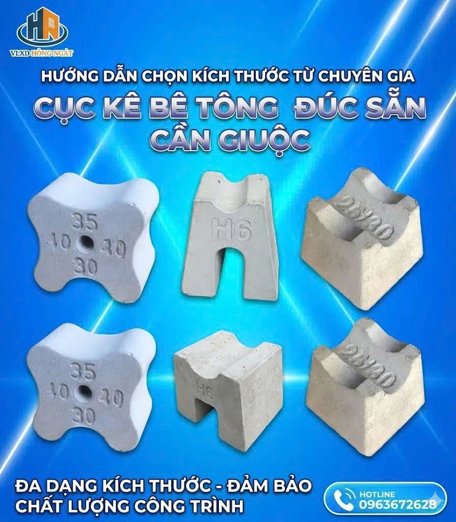 Hướng Dẫn Chọn Cục Kê Bê Tông Đúc Sẵn 