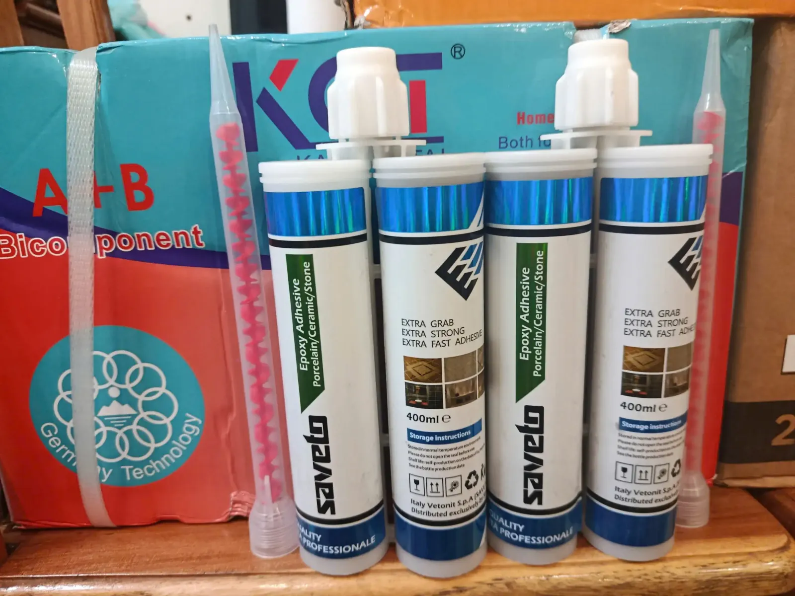 Keo Chà Ron 2 Thành Phần Epoxy Chính Hãng Saveto