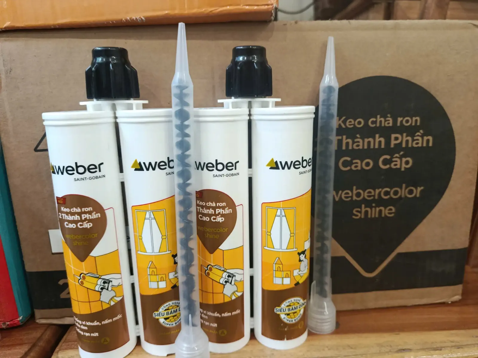Keo Chà Ron 2 Thành Phần Epoxy Chính Hãng weber
