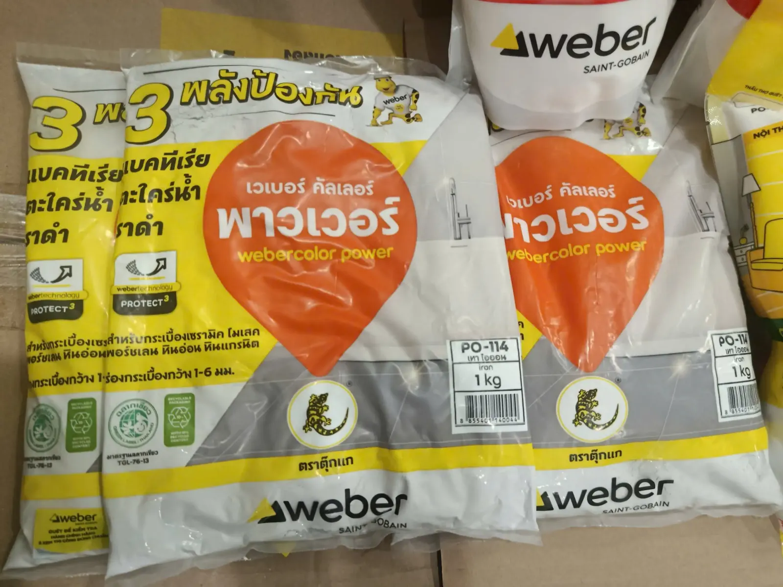 các dòng bột chà ron weber - Webecolor Plus