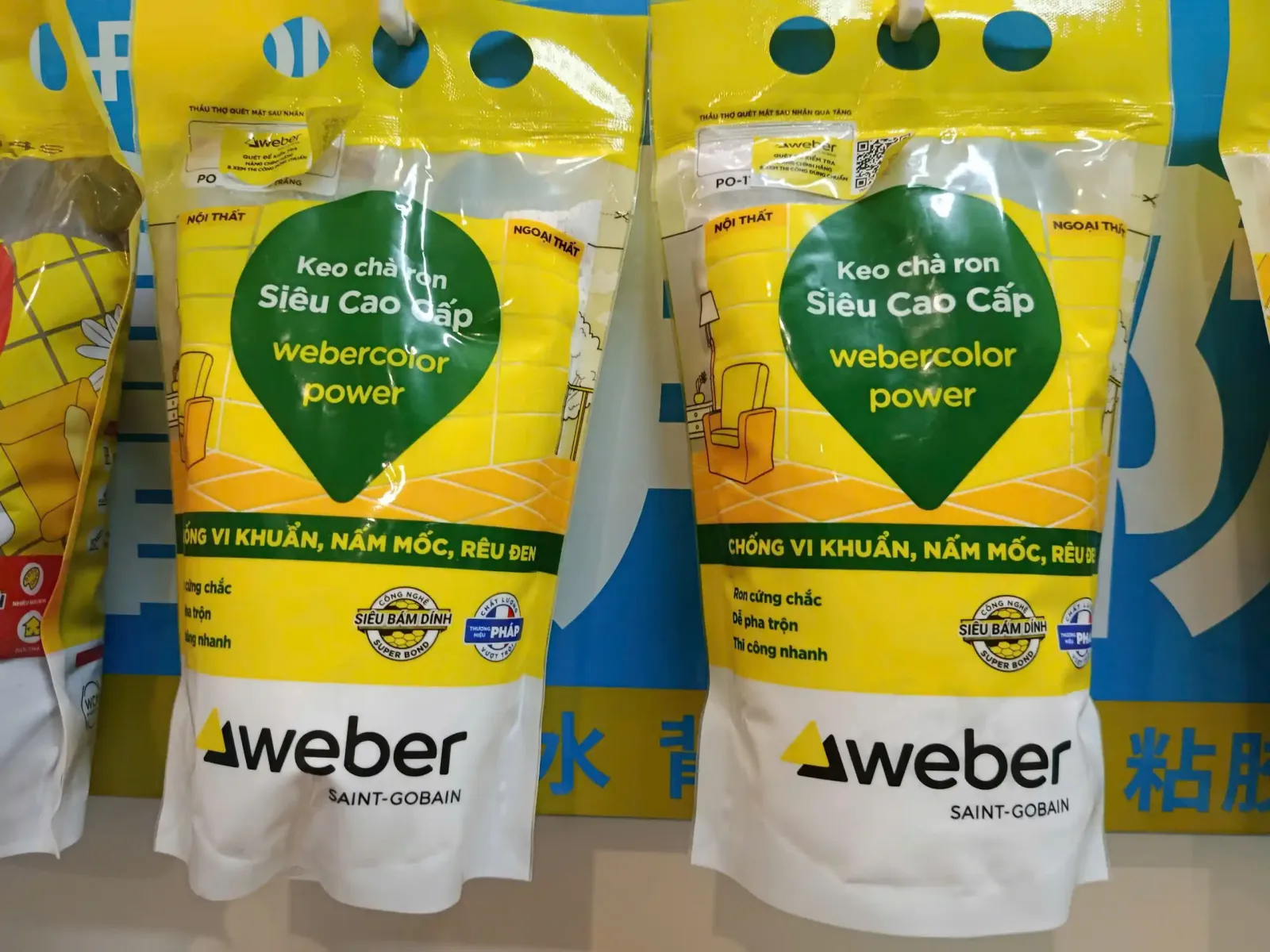 Keo Chà Ron Bột Webercolor Power