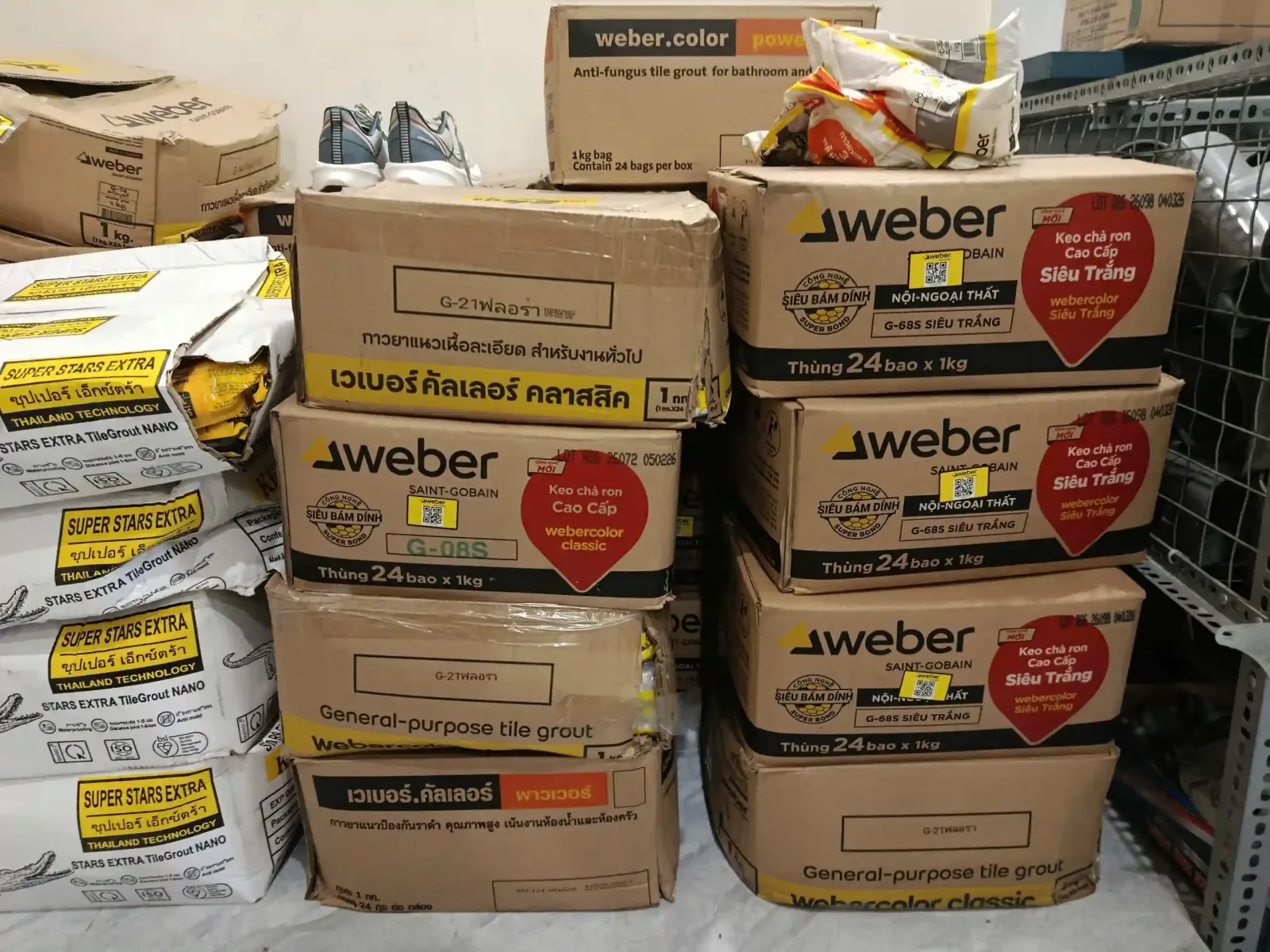 Bột Chà Ron Weber Tại Vật Liệu Xây Dựng Hồng Ngát