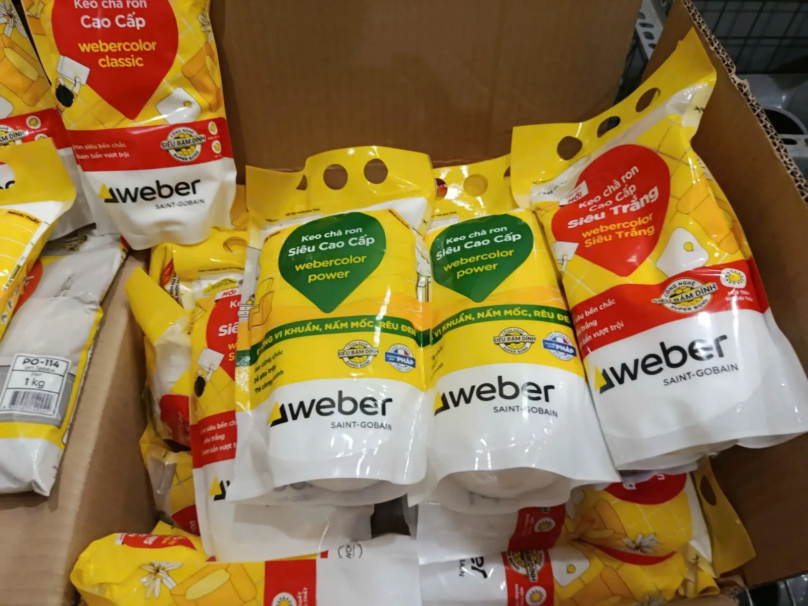báo giá Keo Chà Ron Bột Weber Chính Hãng