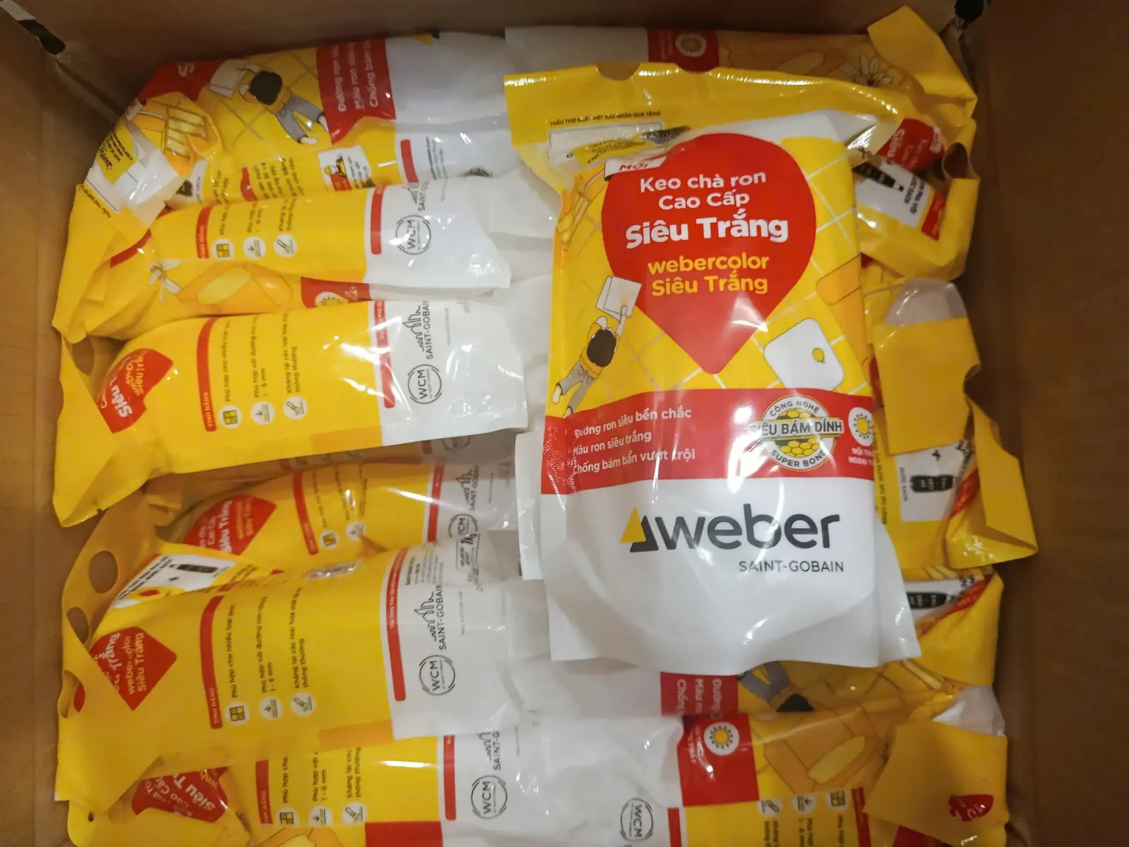 keo chà ron bột weber là gì - Webercolor Classic