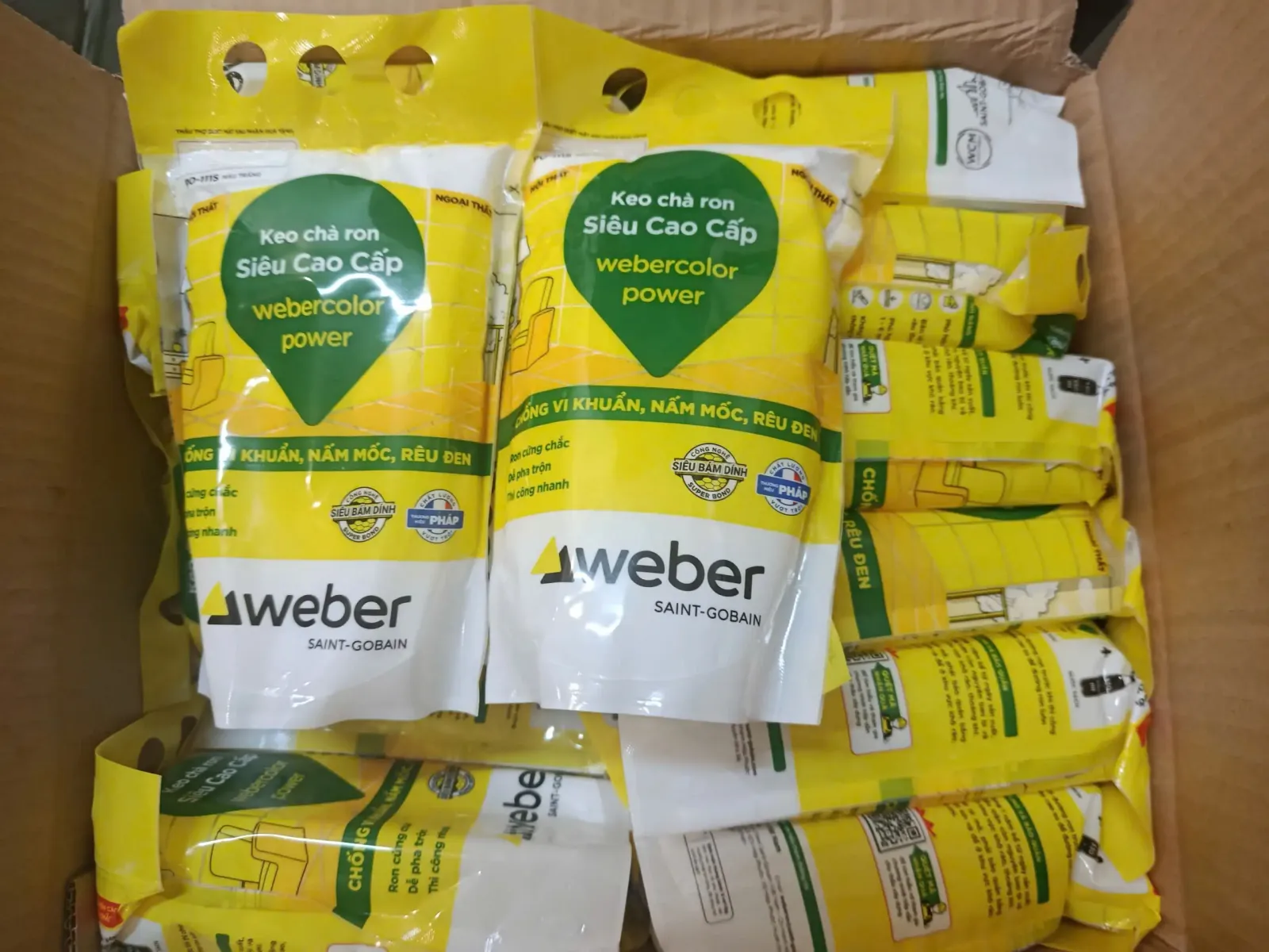 keo chà ron bột weber là gì - Webercolor Power