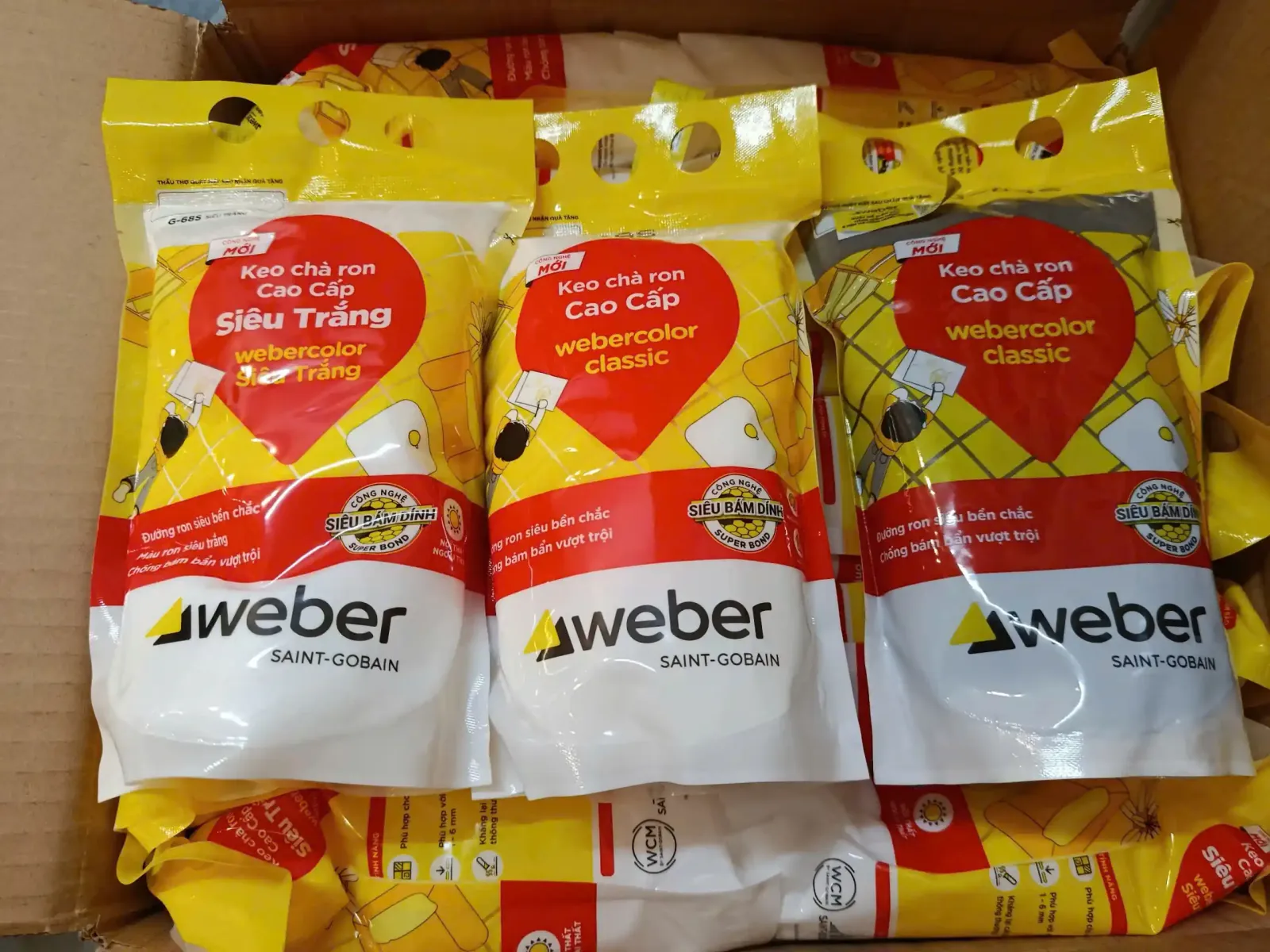 bột trét ron weber tại cần giuộc