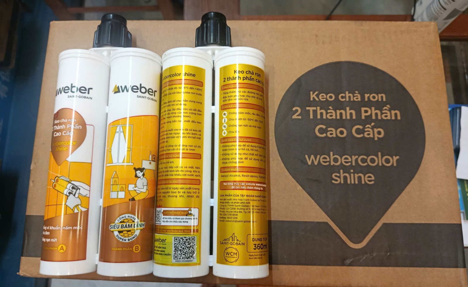 Keo Chít Mạch 2 Thành Phần Weber