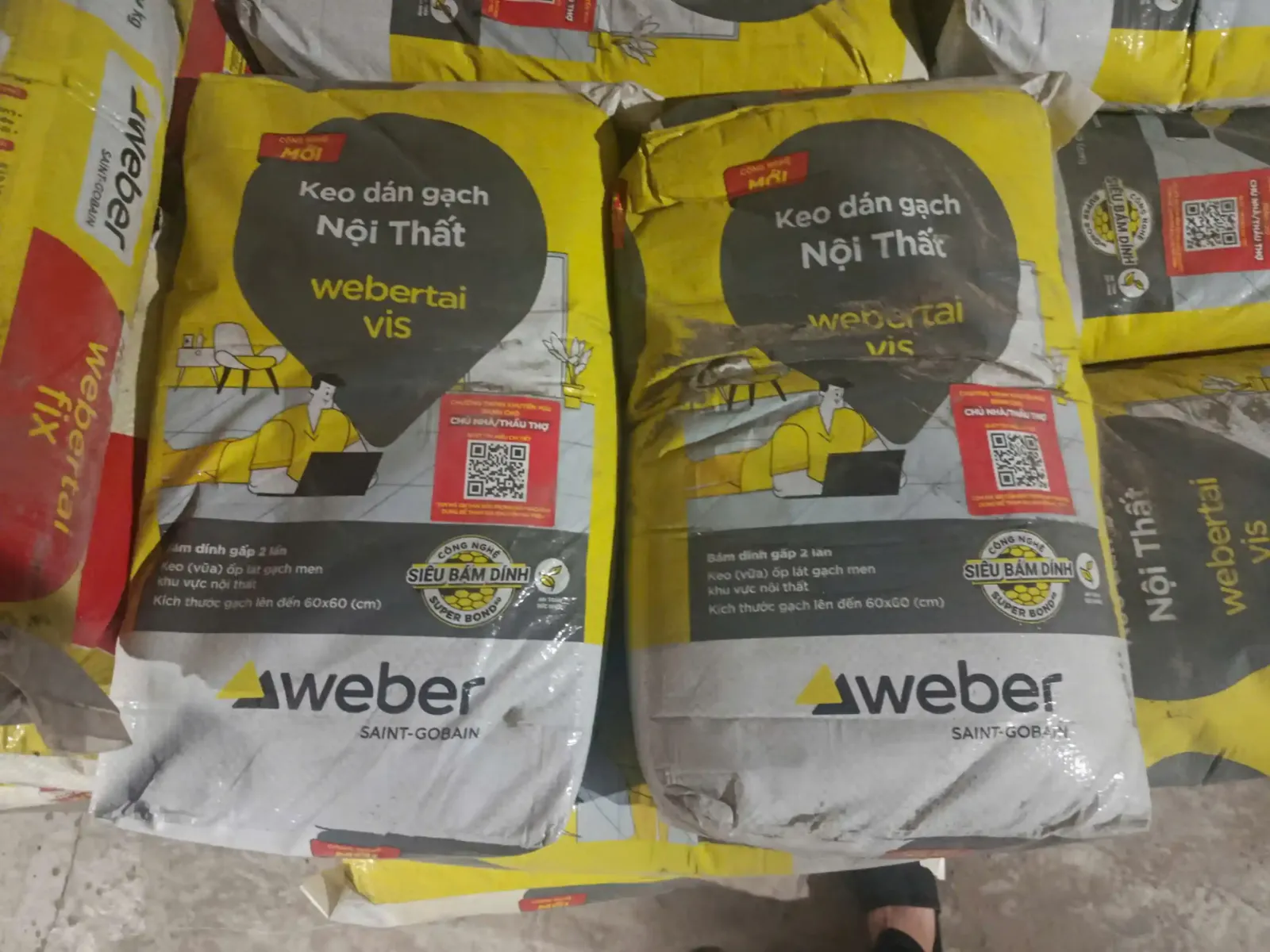 cách chọn keo dán gạch lát nền - weber
