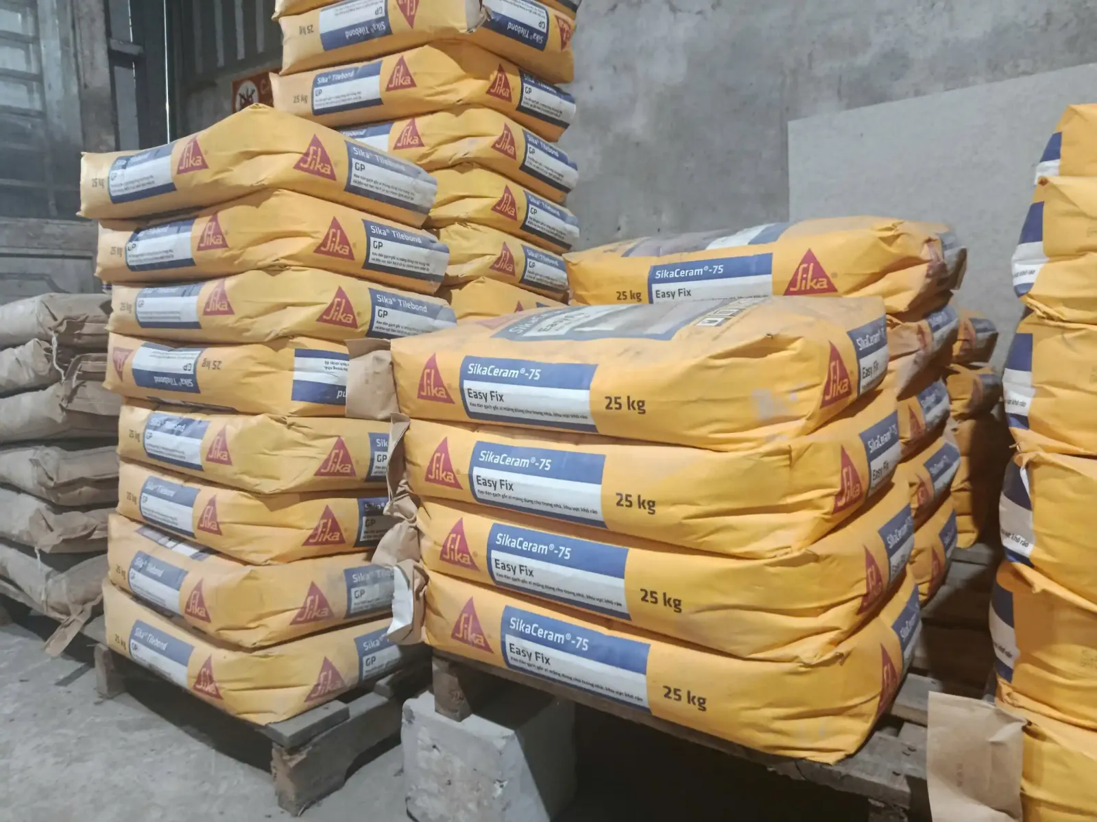 Các dòng keo dán gạch - sika