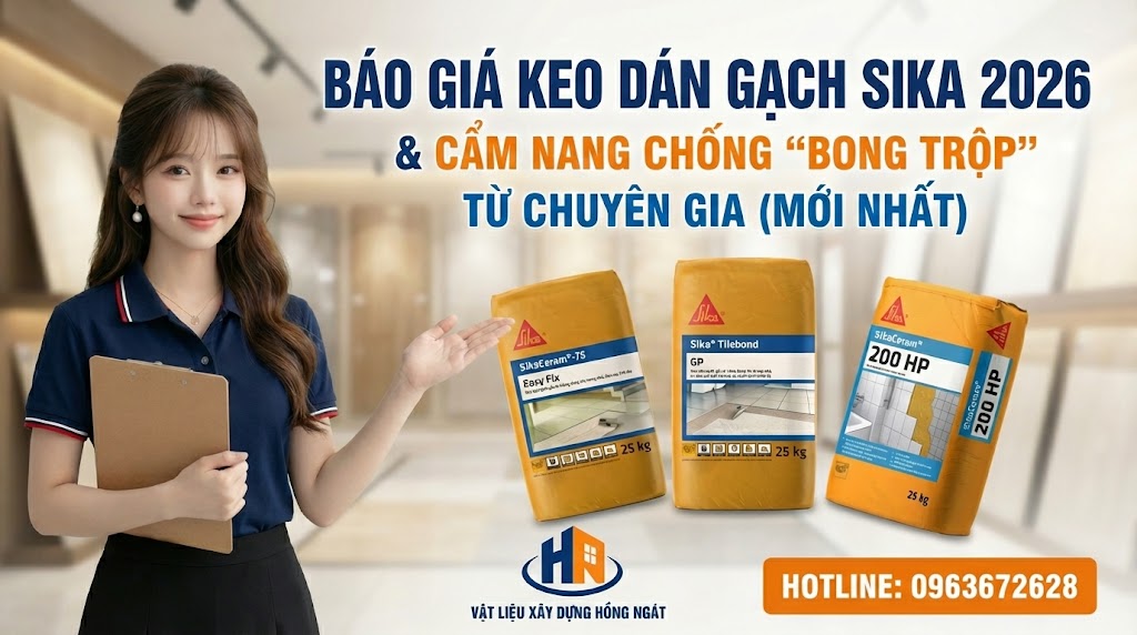Báo Giá Keo Dán Gạch Sika