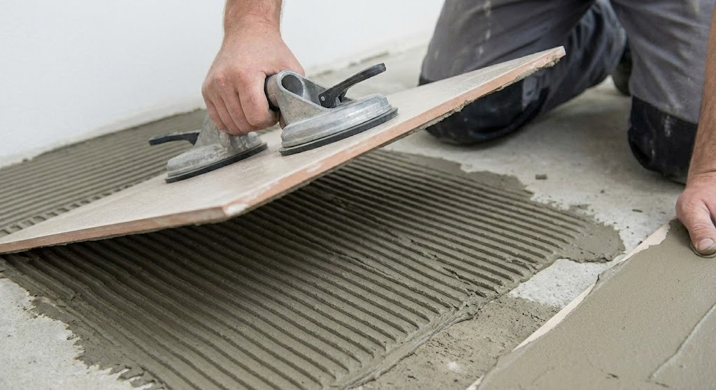 Keo dán Gạch sikaceram 200 hp - Thi Công Ốp Lát
