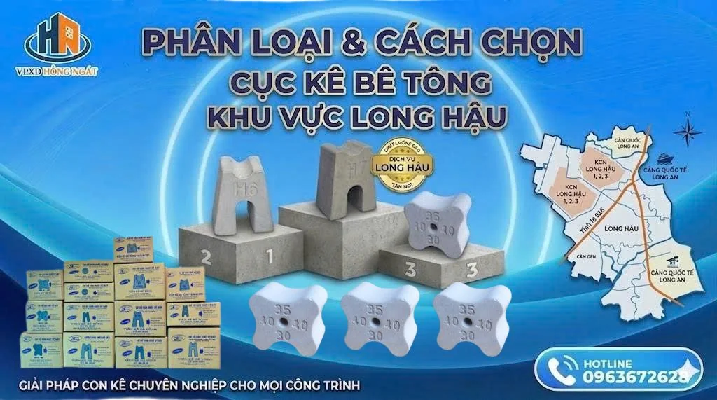Phân Loại Và Cách Chọn cục Kê Bê Tông long hậu