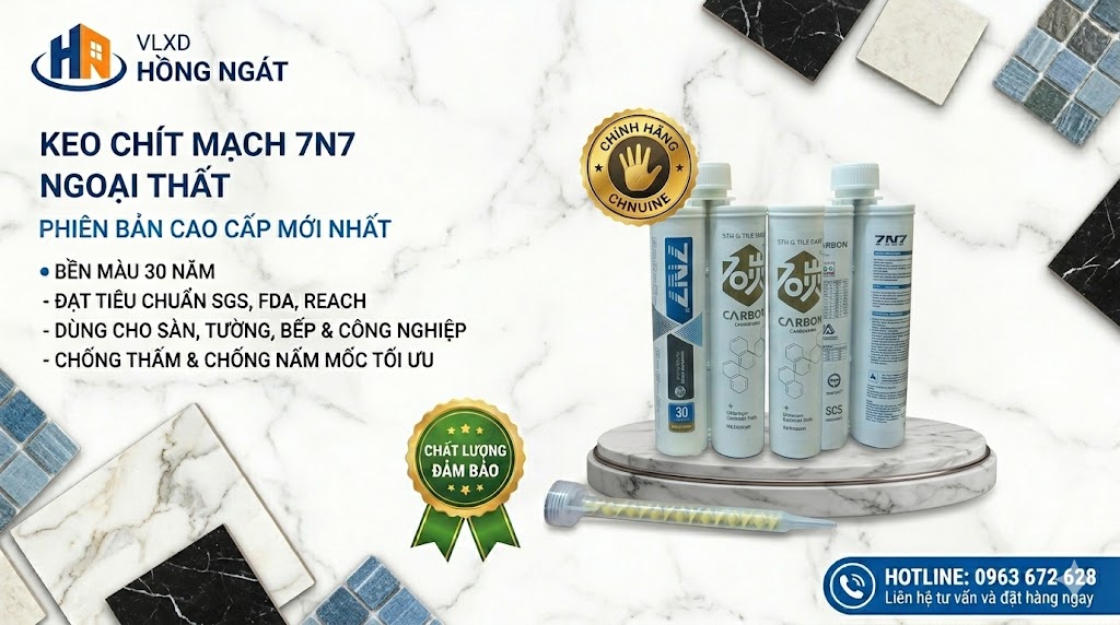 Keo Chít Mạch 7N7 Ngoại Thất