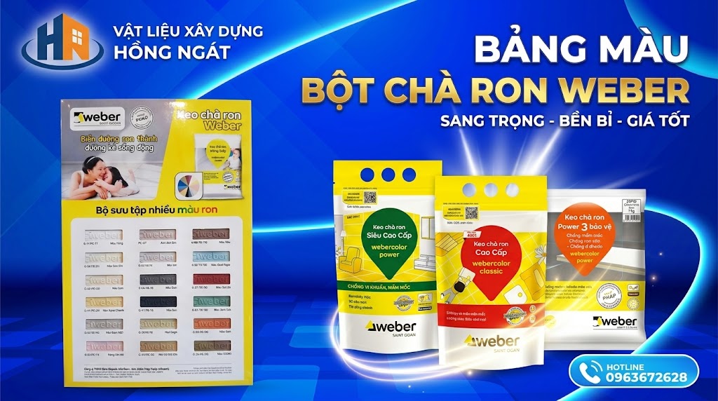Bảng Màu Bột Chà Ron Weber