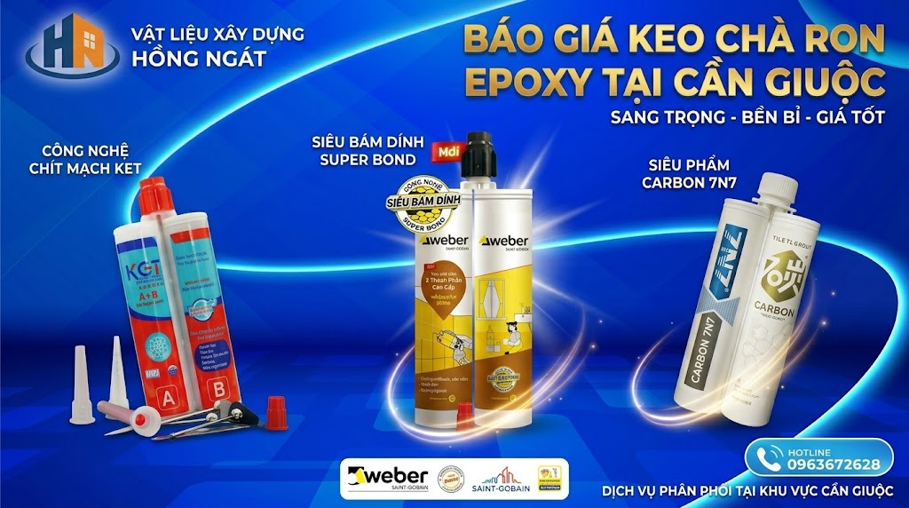 Báo Giá Keo Chà Ron Epoxy Khu Vực Cần Giuộc