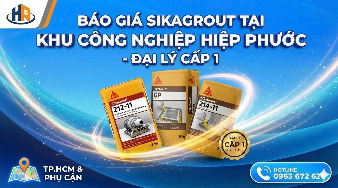 Báo Giá SikaGrout Tại KCN Hiệp Phước
