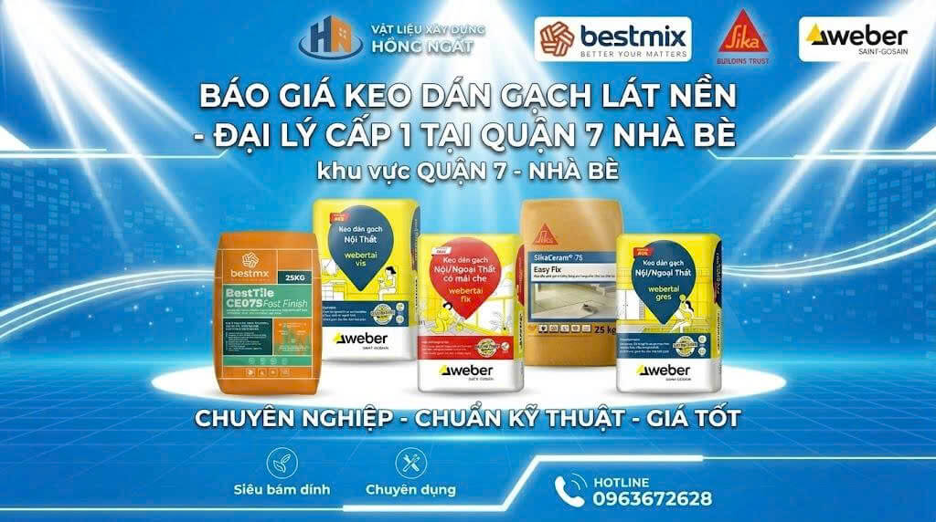 báo giá keo dán gạch lát nền - đại lý cấp 1